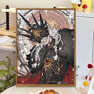 第五人格数字油画手工手绘解压填充涂色游戏周边丙烯油彩装饰挂画