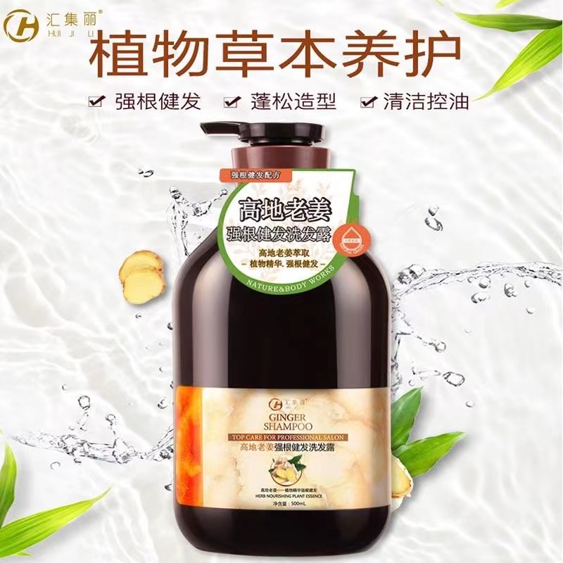 汇集丽洗发水高地老姜强韧蓬松