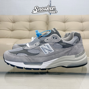 减震防滑耐磨透气复古运动跑鞋 现货秒发 992 Balance U992GY New