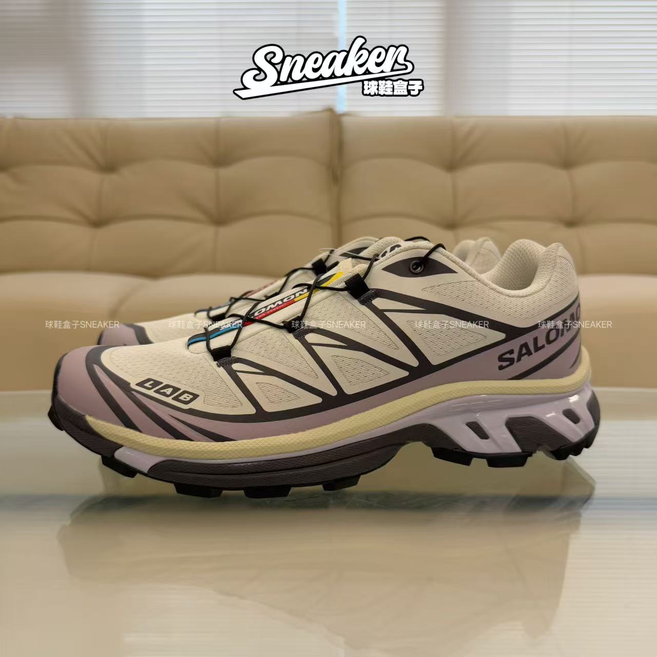 极速发货Salomon/萨洛蒙XT-6复古户外机能透气网布越野跑鞋477376