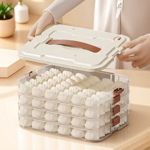 饺子收纳盒冰箱用食品级带锁密封