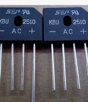 全新直插整流桥 KBU2510 25A 1000V 4脚桥堆圆脚扁桥真正全新原装