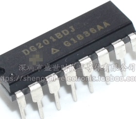 全新进口原装 DG201BDJ DIP16直插 模拟开关接口IC