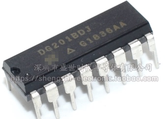 全新进口原装 DG201BDJ DIP16直插 模拟开关接口IC