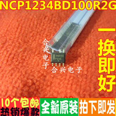 NCP1234BD100R2G 丝印 34B100 SOP7 电源管理芯片