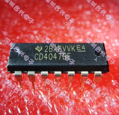 直插 逻辑-多频振荡器 CD4047BE CD4047  直拍！原装正品