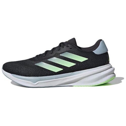 adidas Supernova 2 舒适百搭 低帮 休闲跑步鞋 男款 黑绿 IG8315