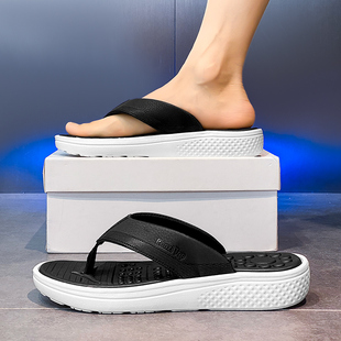 人字拖男夏季 外穿软底防滑夹脚拖鞋 男士 户外运动休闲海边沙滩凉鞋