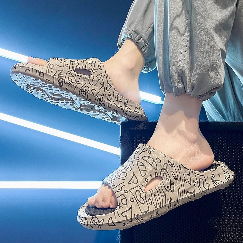 拖鞋男夏季外穿踩屎感防滑居家凉拖男士户外运动厚底大码沙滩凉鞋,流行男鞋,一字拖,淘宝优惠券,粉丝福利购,淘宝优惠卷