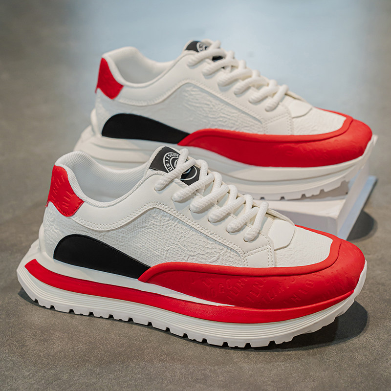 秋季男鞋潮牌百搭运动休闲青少年轻便跑步厚底内增高小白老爹潮鞋,流行男鞋,老爹鞋,淘宝优惠券,粉丝福利购,淘宝优惠卷