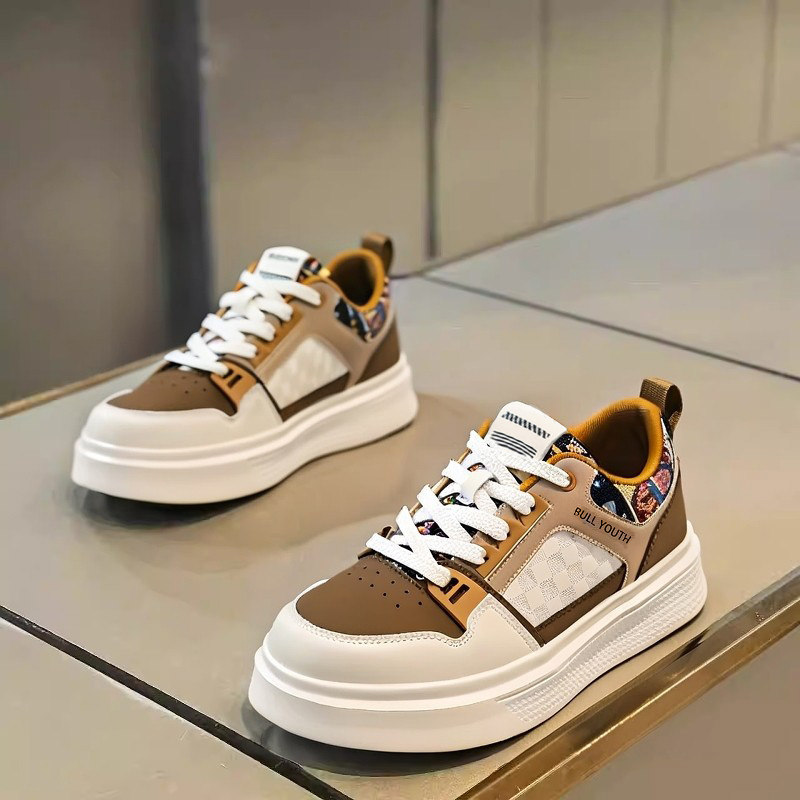 欧洲站男鞋2026新款春季潮牌百搭休闲小白板鞋青少年软底运动潮鞋,流行男鞋,单鞋,淘宝优惠券,粉丝福利购,淘宝优惠卷