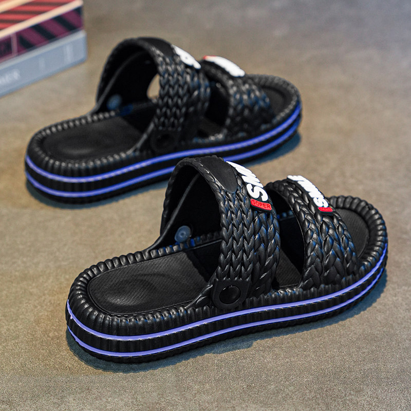 SANDALS MENS SUMMER WEAR HEEL DRIVER DRIVING SANDALS MENS SPORTS NON-SLIP PLATFORM SOLED BEACH SLIPPERS