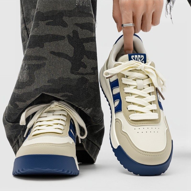 男鞋2026新款春季潮流百搭休闲小白板鞋青少年运动厚底增高阿甘鞋,流行男鞋,休闲板鞋,淘宝优惠券,粉丝福利购,淘宝优惠卷