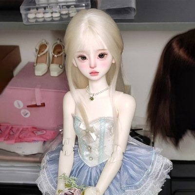 bjd娃娃假发3分4分6分毛胚发