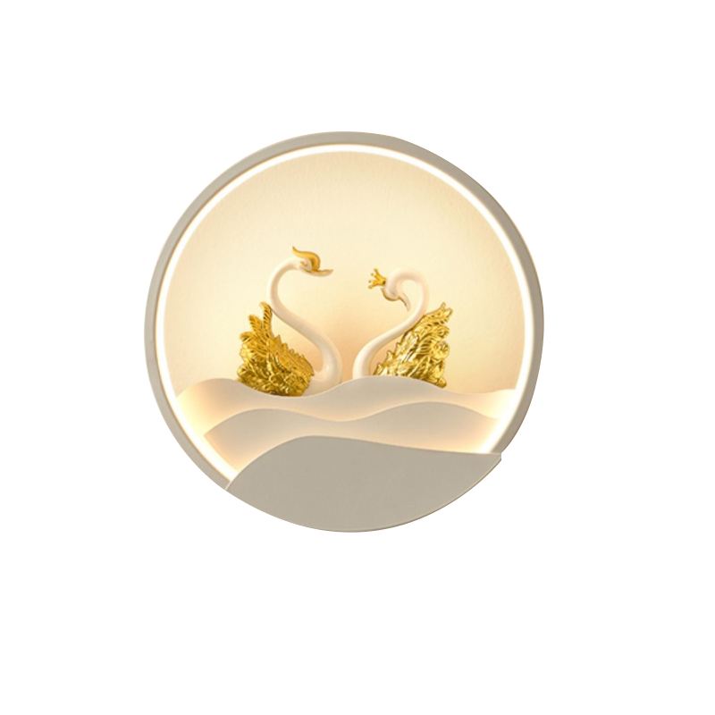 奶油风2025新款壁灯床头灯简约现代创意过道楼梯间墙壁儿童房灯具