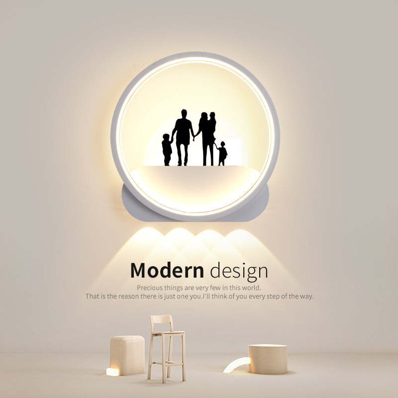 卧室床头灯壁灯简约2025新款客厅电视背景墙壁灯带射灯过道阳台灯