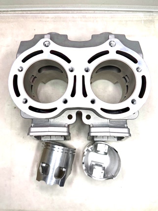 雅马哈YFZ350改装一体陶瓷缸68MM缸体活塞环总成Banshee350