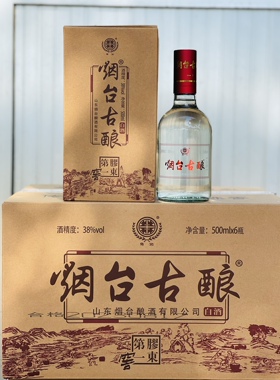 烟台古酿胶东第一窖浓香型白酒52度整箱500ml*6瓶特价省内包邮
