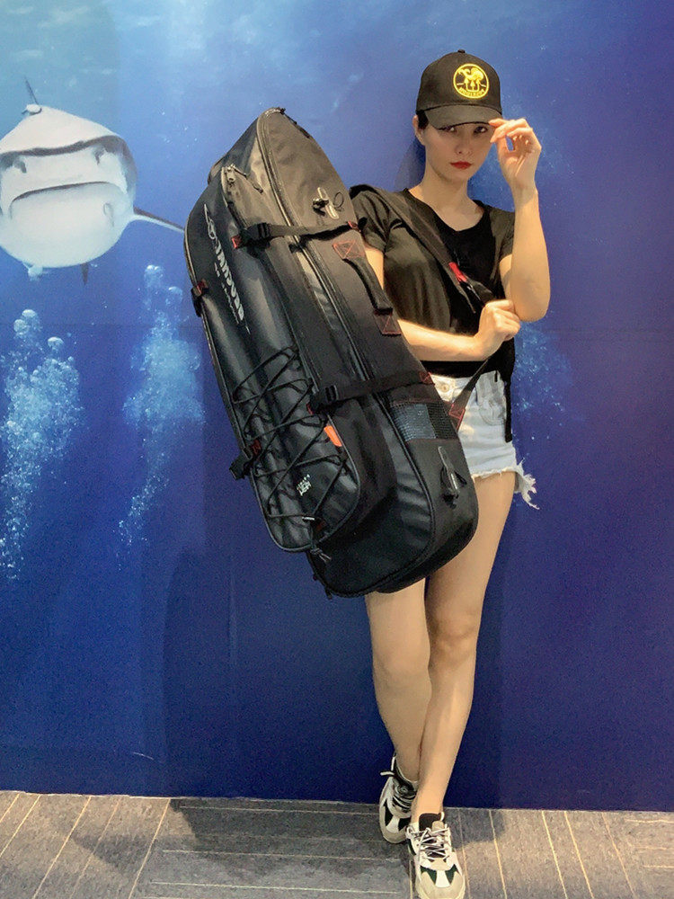 France Beuchat Mudial Backpack Free Dive Long Frog Bag Equipped with fins Long FIN Bag