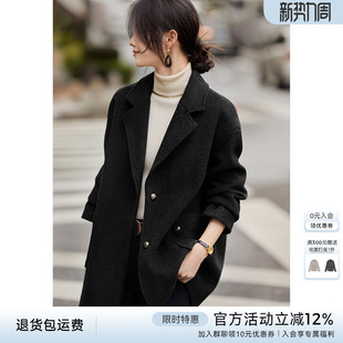 XWI欣未慵懒风中长款西装外套女2026年早春新款今年流行西服上衣