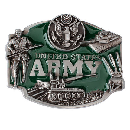 陆地战队美国西部牛仔皮带扣腰带皮带平滑扣cowboy belt buckle
