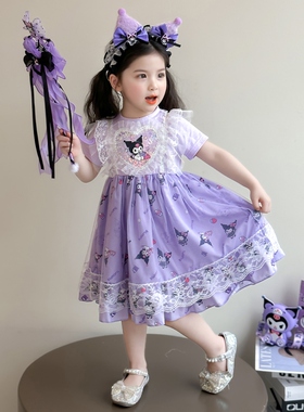 女童夏季公主裙小女孩精灵2026新款小女孩宝宝夏装连衣裙儿童裙子