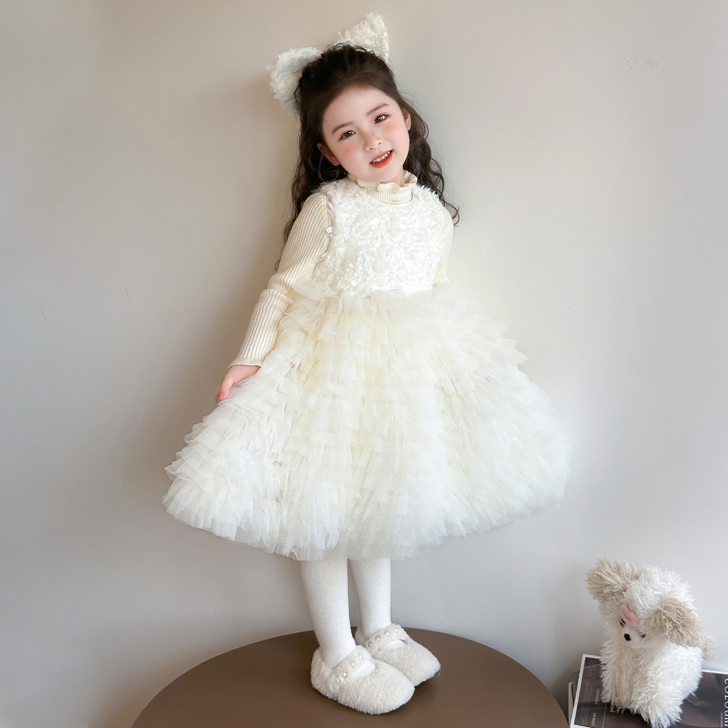 女童连衣裙亮片加绒2025新款儿童生日礼服冬季冬装女宝宝公主裙子,童装/婴儿装/亲子装,连衣裙,淘宝优惠券,粉丝福利购,淘宝优惠卷