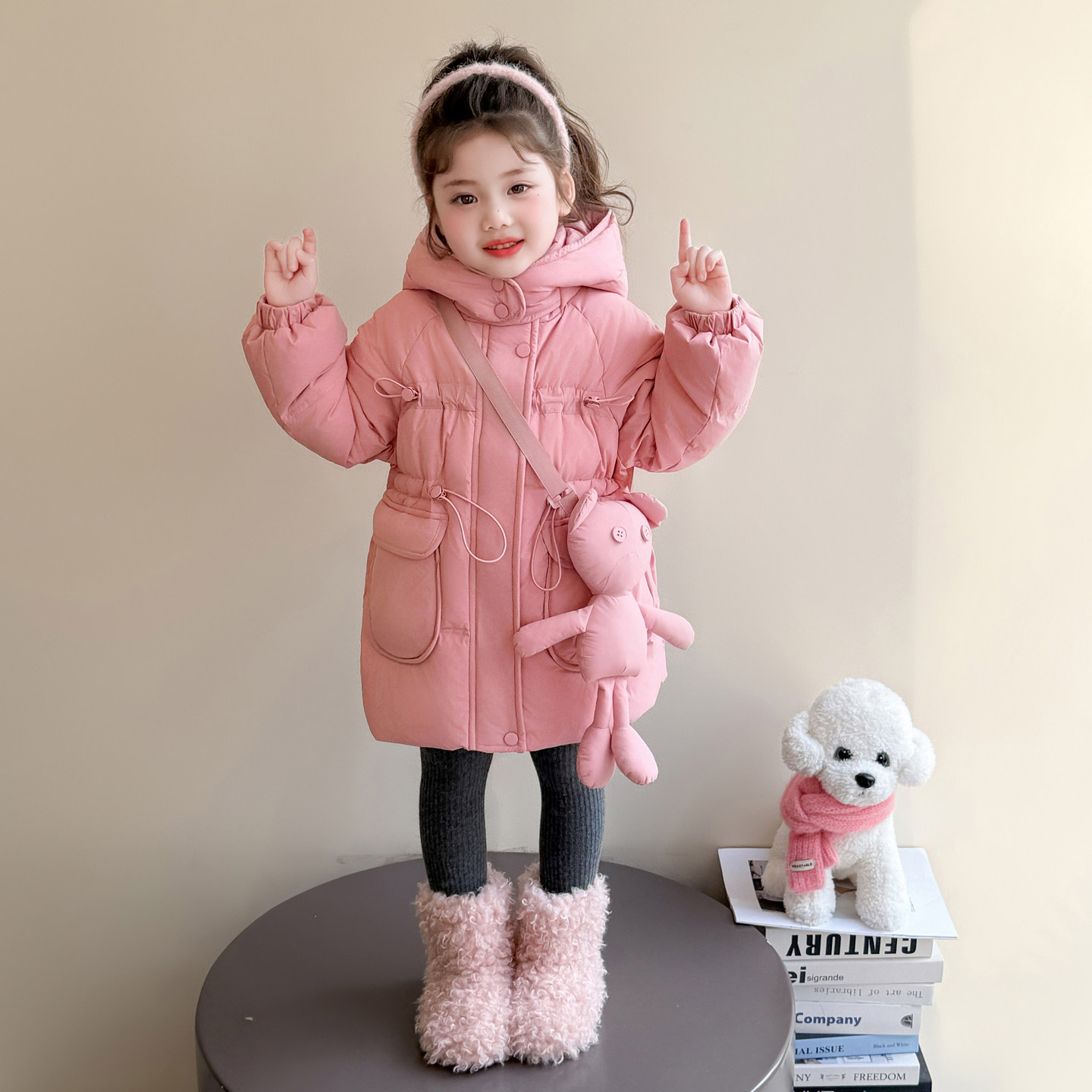 儿童羽绒服冬季2025新款女童超好看保暖中长款女宝宝加厚洋气外套,童装/婴儿装/亲子装,羽绒服,淘宝优惠券,粉丝福利购,淘宝优惠卷