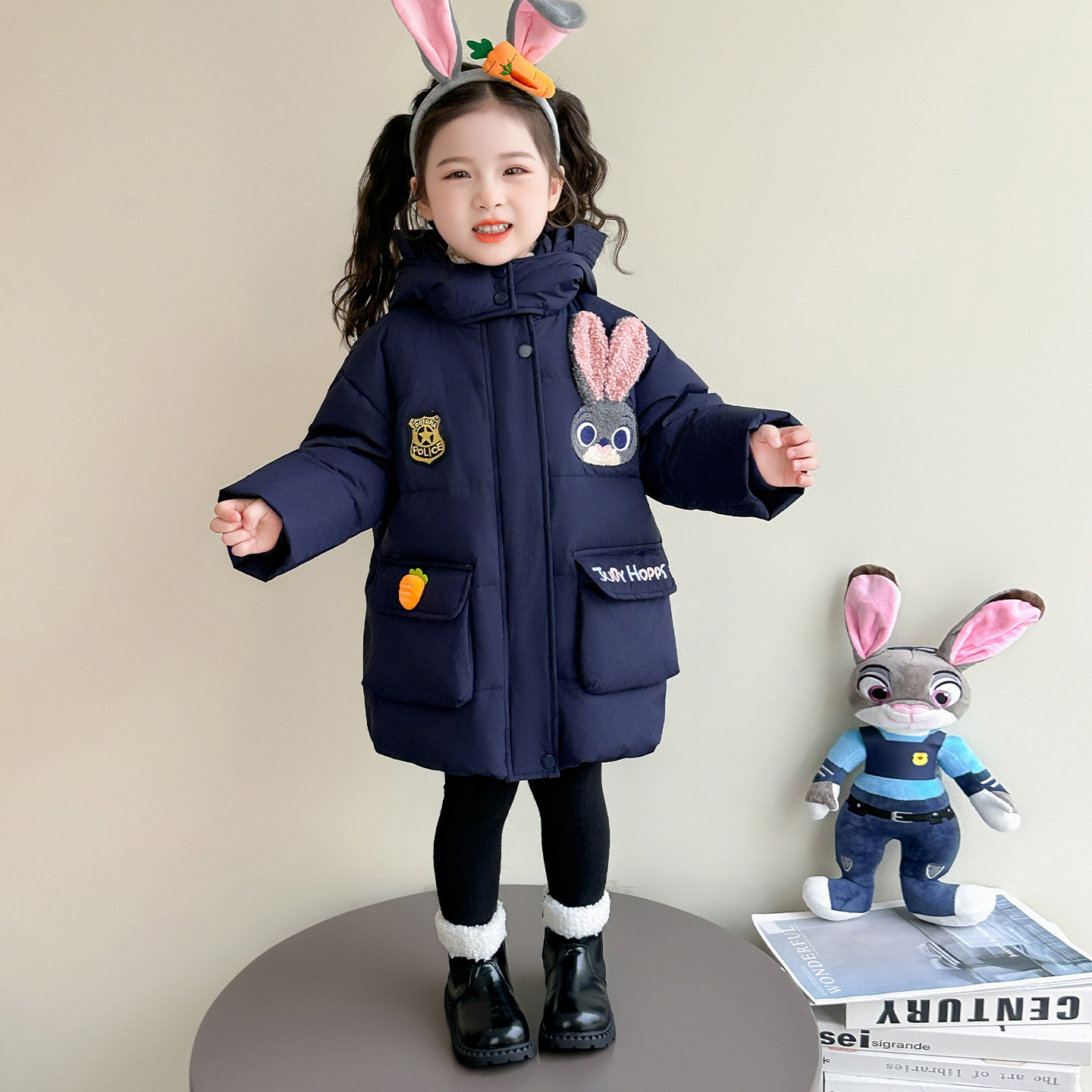 女童中长款棉衣棉服冬季2025新款女宝宝冬装洋气加厚外套儿童棉袄,童装/婴儿装/亲子装,棉袄/棉服,淘宝优惠券,粉丝福利购,淘宝优惠卷