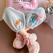 儿童春季 2026新款 卫裤 女宝宝兔子春装 子 女童休闲裤 小女孩裤 春秋款