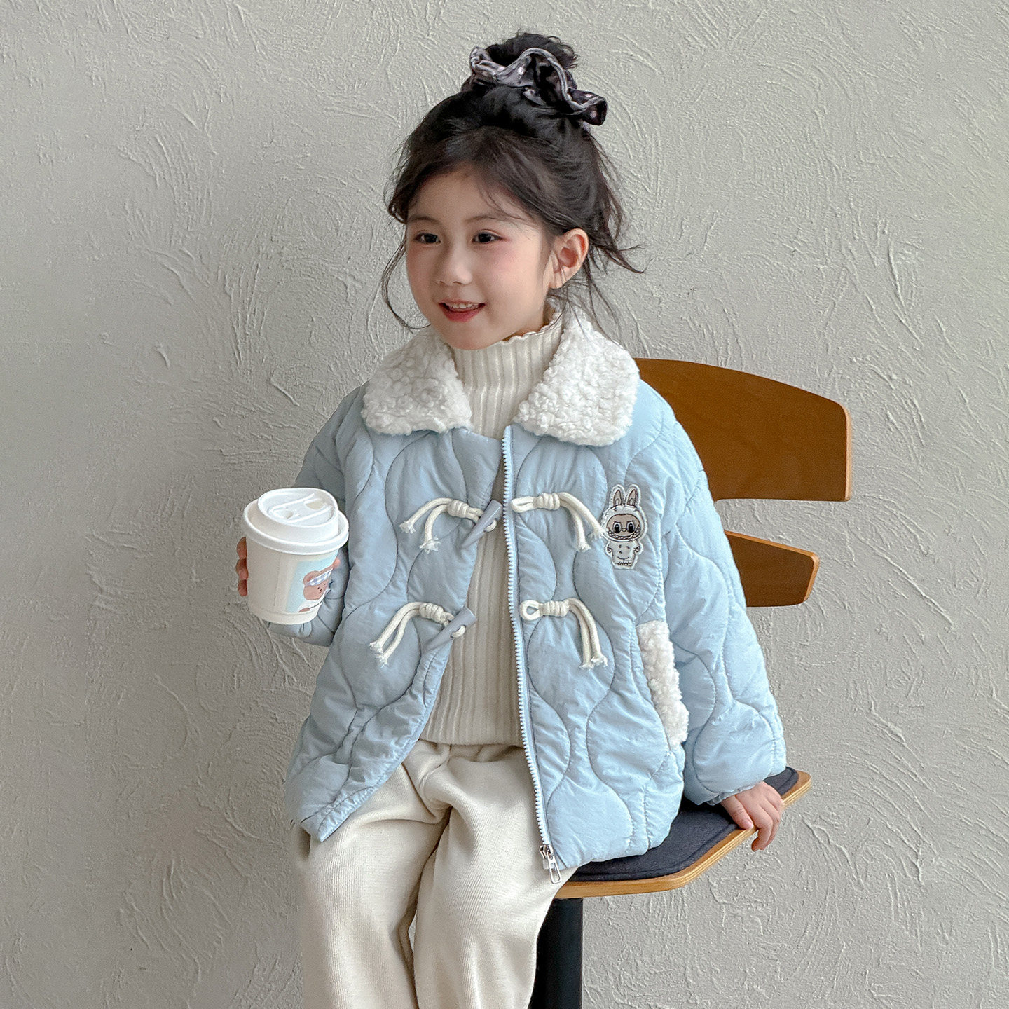 女童冬装外套2025新款洋气