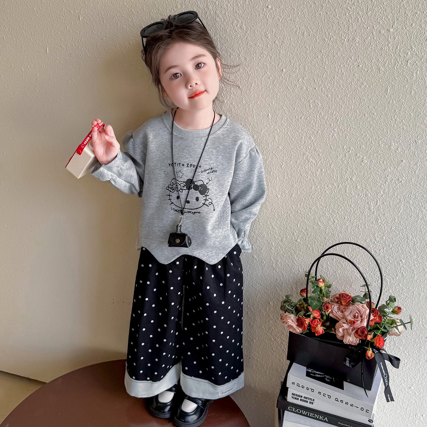 女童休闲套装2025春秋新款