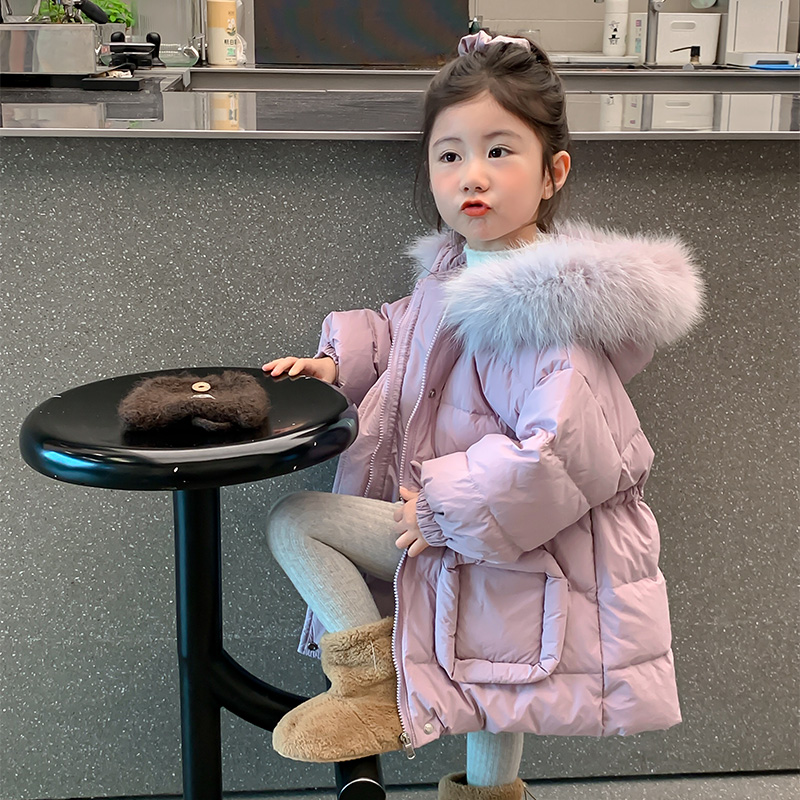 女童羽绒服2024新款洋气宝宝