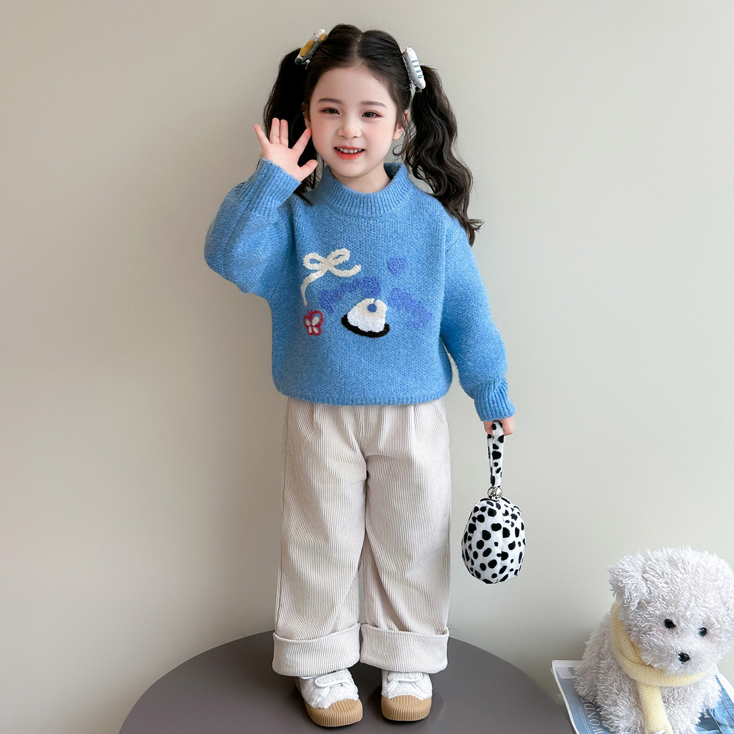 女童上衣毛衣秋冬季2025新款儿童毛线衣女宝宝加厚针织打底衫内搭,童装/婴儿装/亲子装,毛衣/针织衫,淘宝优惠券,粉丝福利购,淘宝优惠卷