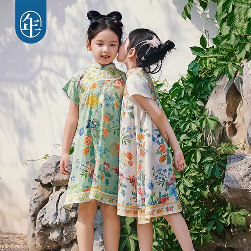 年衣女童改良旗袍连衣裙春夏
