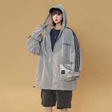 23夏季新款防晒衣宽松长袖连帽薄款外套男女同款DS-B247-3323-P55，男装防晒衣，电商B247