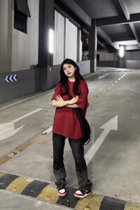 夏季高街潮牌星星刺绣渐变牛仔裤女春夏美式DS-B247-K49-P54图片