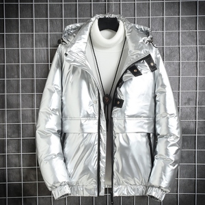 2020电商B247冬季新款情侣款抗寒外穿亮面羽绒服男短款潮869-P200,男装羽绒服,电商B247