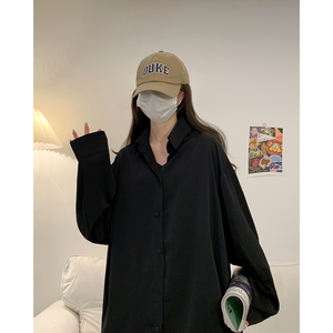23年春夏新款直播品质 衬衫 冰感缎面 男女同款DS-B247-F02-P60图片