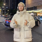 冬季新款新标潮牌白鸭绒外套羽绒服男女同款B247-99168-P170，男装羽绒服，电商B247