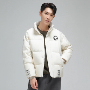 冬季保暖标白鸭绒连帽外套羽绒服情侣款 笑脸款B247-239-p125图片