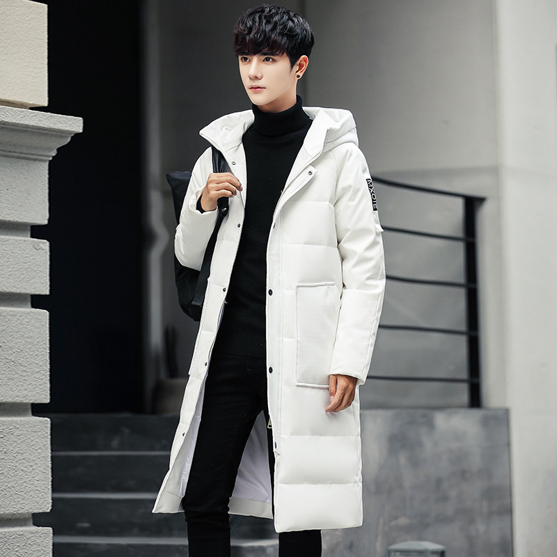 2020电商B247冬季新款中长款舒适连帽抗寒白鸭绒羽绒服MY12-P290，男装羽绒服，电商B247