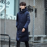 2020电商B247冬季新款港风男中长款潮保暖抗寒羽绒服男MY65-P140，男装羽绒服，电商B247