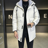 冬季新款新标潮牌白鸭绒外套羽绒服男女同款B247-68117-P258，男装羽绒服，电商B247