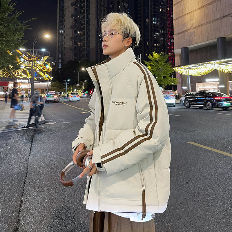 冬季新款新标潮牌白鸭绒外套羽绒服男女同款B247-7008-P160,男装羽绒服,电商B247