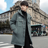 2023冬季新款中长款休闲羽绒服纯色外套男装DS-B247-7057-P175，男装羽绒服，电商B247