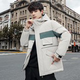 2022冬新款拼色短款外套时尚羽绒服加厚抗寒男DS-B247-7056-P175，男装羽绒服，电商B247