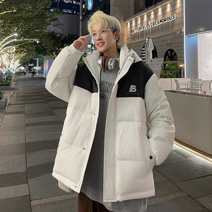 冬季新款新标潮牌白鸭绒外套羽绒服男女同款B247-7001-P170图片