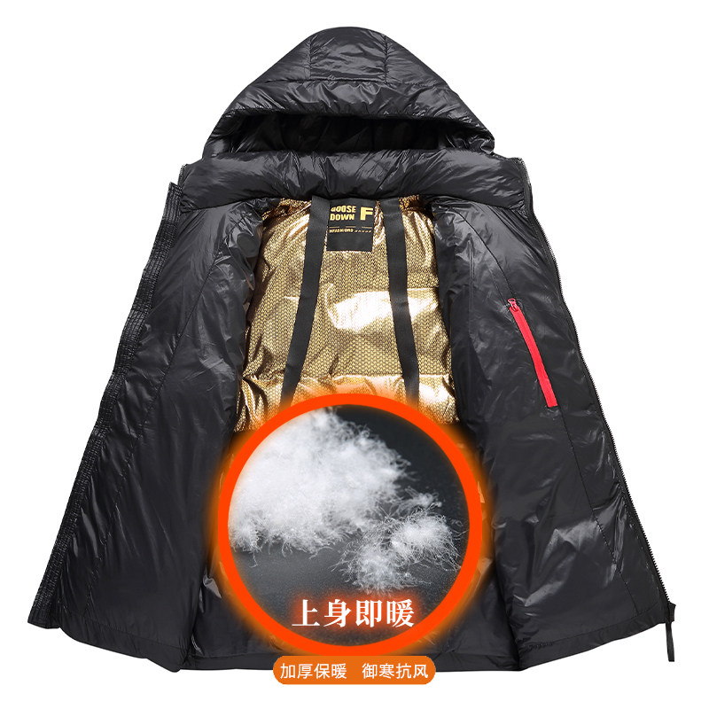 冬季新款黑金羽绒服休闲舒适外套男女同款DS-B247-YF490-P105,男装羽绒服,电商B247