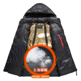 冬季新款黑金羽绒服休闲舒适外套男女同款DS-B247-YF490-P105，男装羽绒服，电商B247